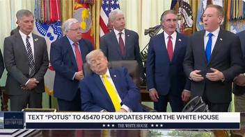 Fact Check: Video Does NOT Show Trump Asleep Or Unconscious In Oval Office Meeting -- He Briefly Closes His Eyes
