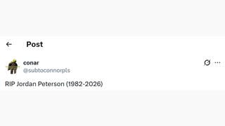 Fact Check: No Evidence Jordan Peterson Died In Early June 2026