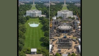 Fact Check: FAKE Photo Shows White House South Lawn Torn Up By UFC Fight Ring Construction In Early June 2026