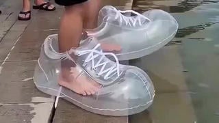 Prebunk: AI Videos Of 'Floating Shoes' Sink Under Scrutiny -- A Dry Look At Physically Impossible Footwear
