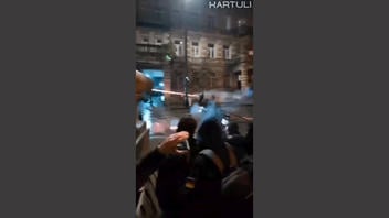 Fact Check: Video Does NOT Show People In New York Shooting Fireworks Along The Ground During The 2026 NBA Finals -- 2024 Protest In Georgia