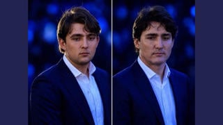 Fact Check: FAKE Photos Of Barron Trump, Justin Trudeau Present False Comparison 