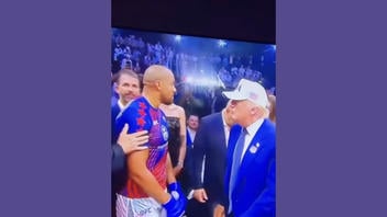 Fact Check: UFC Fighter Ciryl Gane Did NOT Refuse To Shake Hands With Donald Trump At White House Event