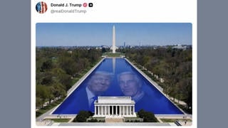 Fact Check: Trump Has NOT Posted An Image Of Reflecting Pool Showing Him Together With Epstein In June 2026