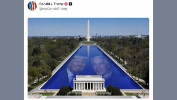 Fact Check: Trump Has NOT Posted An Image Of Reflecting Pool Showing Him Together With Epstein In June 2026