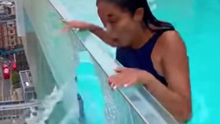 Prebunk: AI Videos Of Rooftop Infinity Pools Collapsing Are Splashy Engagement Bait -- Just AI Wasting Water