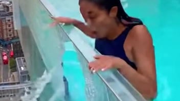 Prebunk: AI Videos Of Rooftop Infinity Pools Collapsing Are Splashy Engagement Bait -- Just AI Wasting Water