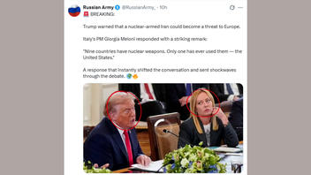 Fact Check: Italian PM Giorgia Meloni Did NOT Point Out US Nuclear Weapon Use In Response To Trump