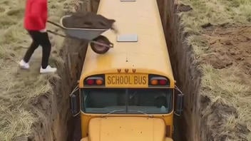 Prebunk: Digging Into AI Videos Of Secret Bunker Construction -- Deep Wish Fulfillment Fantasy