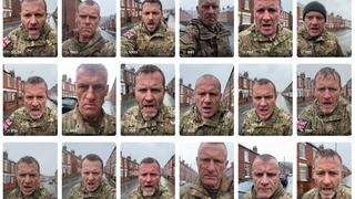 Prebunk: Fake U.K. Veterans Fighting For Your Attention -- Information Warfare With Virtual AI Soldiers