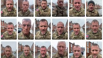 Prebunk: Fake U.K. Veterans Fighting For Your Attention -- Information Warfare With Virtual AI Soldiers