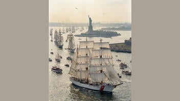 Fact Check: FAKE Image Does NOT Show Tall Ships Sailing Near Liberty Island In New York Harbor On July 4, 2026