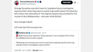 Fact Check: Police Did NOT Decide Against Releasing CCTV Footage Of M.P. Ann Widdecombe Murder Suspect To Hide His Race, Ethnicity