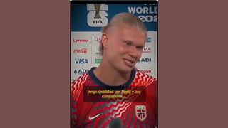 Fact Check: Video Does NOT Show Erling Haaland Saying He Will Support Argentina Over England In World Cup -- Fake Captions