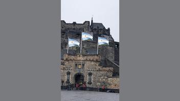 Fact Check: EDITED Photo Shows Edinburgh Castle Displaying Argentine Flags Ahead Of Match Against England