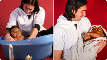 Fact Check: Real Photos Show Lionel Messi Bathing Lamine Yamal As A Baby In 2007 -- Photoshoot For Charity Fundraising Calendar