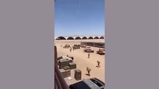 Fact Check: FAKE Video Of Iranian Attack On Base In Jordan Used By U.S. Forces -- Digitally Created