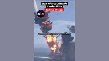 Fact Check: FAKE Video Does NOT Show Iranian Ballistic Missile Attack On U.S. Aircraft Carrier -- It's Digital Creation