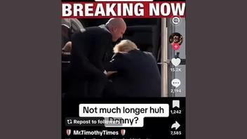 Fact Check: FAKE Video Does NOT Show Donald Trump Falling While Getting Into A Limo -- It Is AI-Generated