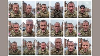 Prebunk: Fake U.K. Veterans Fighting For Your Attention -- Information Warfare With Virtual AI Soldiers