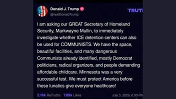Fact Check: FAKE Screenshot Shows Trump Asking Mullin To Lock Up Communists In ICE Detention Centers -- No Such Truth Social Post