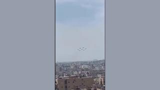 Fact Check: FAKE Video Falsely Shows Iranian Jets Being Shot Down Over Tel Aviv By Laser System