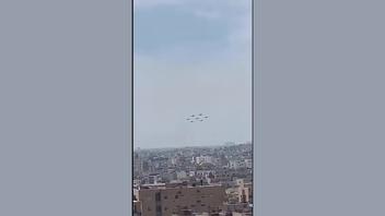 Fact Check: FAKE Video Falsely Shows Iranian Jets Being Shot Down Over Tel Aviv By Laser System