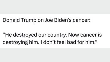Fact Check: Trump Did NOT Say That Joe Biden 'Destroyed Our Country' And That 'Now Cancer Is Destroying Him'