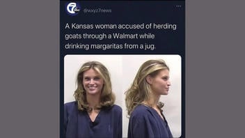 Fact Check: FAKE Story Of Woman Herding Goats Through Walmart While Drinking Margaritas From A Jug Is A Meme