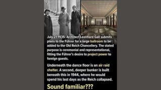 Fact Check: Architect Leonhard Gall DID Submit Plans To Hitler For Ballroom Next To Chancellery With Air-Raid Shelter Beneath It