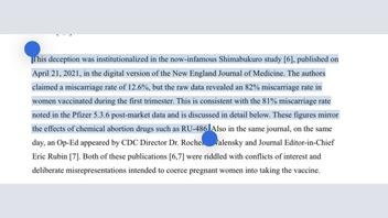 Fact Check: Studies Do NOT Show an 81% or 82% Miscarriage Rate in Women Vaccinated Against COVID-19 in First Trimester