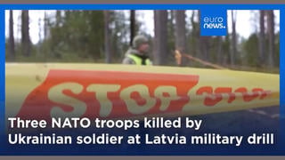 Fact Check: Euronews Did NOT Publish Report Saying Ukrainian Gunman Shot Dead 3 NATO Soldiers in Latvia -- Did NOT Happen