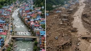 Fact Check: FAKE Before And After Images Of Nepal Flood Damage -- Made With OpenAI Tools