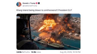 Fact Check: Trump DID Make Post On Truth Social About Kharg Island Using An AI-Generated Video