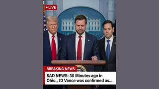 Fact Check: FAKE Breaking News Video Titled 'Sad News: 30 Minutes Ago In Ohio, JD Vance Was Confirmed As...' Is AI-Generated Clickbait