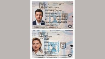 Fact Check: Viral Image Shows FAKE Israeli Passport Pictures Of Zelenskyy And His Wife
