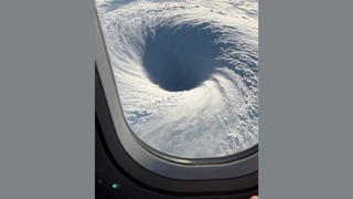 Fact Check: FAKE Video Labeled Eye Of Hurricane Polo Is AI-Generated -- Was Not Shot From A Plane