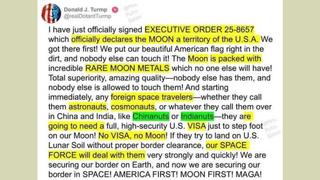 Fact Check: Trump Did NOT Declare Moon 'A U.S.A. Territory'