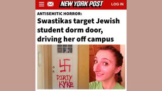 Fact Check: New York Post Did NOT Publish Article About Jewish Student's Dorm Door Being Targeted By Antisemitic Attack -- Fake News