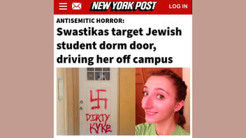 Fact Check: New York Post Did NOT Publish Article About Jewish Student's Dorm Door Being Targeted By Antisemitic Attack -- Fake News