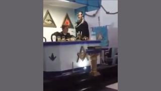 Fact Check: Video Does NOT Show Flávio Bolsonaro Telling A Masonic Lodge He Would Give Brazil To 'Greater Israel' And Satan