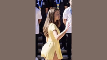 Fact Check: FAKE Video Shows Princess Leonor Of Spain Wearing Yellow Mini Dress -- It's AI-Generated