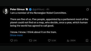 Fact Check: Nobel Peace Prize Committee Member Did NOT Write Post About Rejecting Trump's Bid -- Author Is A Self-Described Satirist
