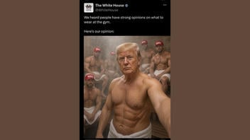 Fact Check: The White House Did NOT Post Image Of Trump And Other Half-Naked Men In Sauna -- It Came From Satire Account