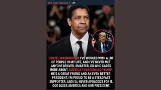 Fact Check: Denzel Washington Did NOT Say He 'Never Met Anyone Braver, Smarter Or Who Cares More About America Than Donald Trump'