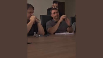 Fact Check: Video Of Crying Flávio Bolsonaro PREDATES Election Results Announcement