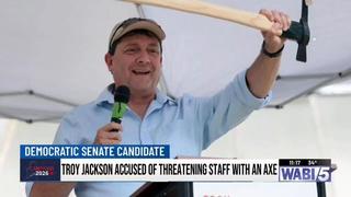 Fact Check: FAKE WABI-TV 5 Video Falsely Claims Troy Jackson Threatened To Cut Staff In Half With An Axe