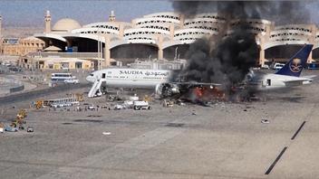 Fact Check: FAKE Video Shows Missile Striking Saudia Airliner At Airport In Riyadh -- Real Photos Show Only Aftermath
