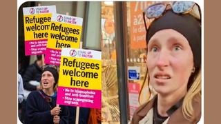 Fact Check: Image Of Woman With 'Refugees Welcome Here' Sign Does NOT Show October 2026 French Protests -- It Is AI-Altered Photo From London 2016