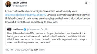 What We Know About Claims That Early Voters' Ballots Were Switched in States Including Florida, Ohio, South Carolina, Tennessee, Texas